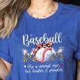 Baseball Mom Like A Normal Mom But Louder & Prouder Women Women's Heather T-Shirt Heather True Royal Baseball Mom Like A Normal Mom But Louder & Prouder Women Women's Heather T-Shirt Heather True Royal