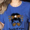 Baseball Mom Baseball Player Mom Women's Heather T-Shirt Heather True Royal