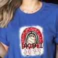 Baseball Mom Rainbow Boho Mommy Premium Women's Heather T-Shirt Heather True Royal Baseball Mom Rainbow Boho Mommy Premium Women's Heather T-Shirt Heather True Royal