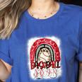 Baseball Mom Rainbow Boho Mommy Women's Heather T-Shirt Heather True Royal Baseball Mom Rainbow Boho Mommy Women's Heather T-Shirt Heather True Royal