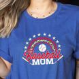 Baseball Mom Rainbow Great Team Mom Women's Heather T-Shirt Heather True Royal Baseball Mom Rainbow Great Team Mom Women's Heather T-Shirt Heather True Royal