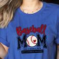 Baseball Mom Red Varsity Baseball Mama Cute Mother's Day Women's Heather T-Shirt Heather True Royal Baseball Mom Red Varsity Baseball Mama Cute Mother's Day Women's Heather T-Shirt Heather True Royal