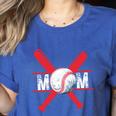 Baseball Mom Red Women's Heather T-Shirt Heather True Royal Baseball Mom Red Women's Heather T-Shirt Heather True Royal