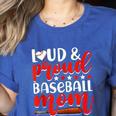 Baseball Mom Sport Mommy Baseball Mama Mother's Day Women's Heather T-Shirt Heather True Royal