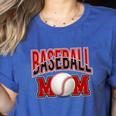 Baseball Mom Sports Red Women's Heather T-Shirt Heather True Royal Baseball Mom Sports Red Women's Heather T-Shirt Heather True Royal