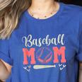 Baseball Mom And Sweet For Moms With Baseball Kids Women's Heather T-Shirt Heather True Royal Baseball Mom And Sweet For Moms With Baseball Kids Women's Heather T-Shirt Heather True Royal