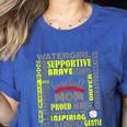 Baseball Mom Traits For Great Mothers Grey And Yellow Women's Heather T-Shirt Heather True Royal Baseball Mom Traits For Great Mothers Grey And Yellow Women's Heather T-Shirt Heather True Royal