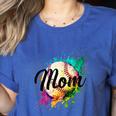 Baseball Mom USA American Baseball Graphic Women's Heather T-Shirt Heather True Royal Baseball Mom USA American Baseball Graphic Women's Heather T-Shirt Heather True Royal
