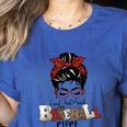 I Am Baseball Mom Women's Heather T-Shirt Heather True Royal I Am Baseball Mom Women's Heather T-Shirt Heather True Royal