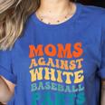 Baseball Moms Against Baseball Pants Groovy Softball Women's Heather T-Shirt Heather True Royal Baseball Moms Against Baseball Pants Groovy Softball Women's Heather T-Shirt Heather True Royal