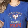 Baseball Moms Game Practice Sports School Kids Women's Heather T-Shirt Heather True Royal Baseball Moms Game Practice Sports School Kids Women's Heather T-Shirt Heather True Royal