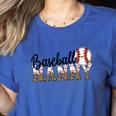 Baseball Nanny Women BallPark Nanny Baseball Mom Women's Heather T-Shirt Heather True Royal Baseball Nanny Women BallPark Nanny Baseball Mom Women's Heather T-Shirt Heather True Royal