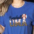 Baseball Oma Women BallPark Oma Baseball Mom Mother's Day Women's Heather T-Shirt Heather True Royal Baseball Oma Women BallPark Oma Baseball Mom Mother's Day Women's Heather T-Shirt Heather True Royal