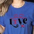 Baseball Softball Baseball Mom LOVE Baseball Women's Heather T-Shirt Heather True Royal Baseball Softball Baseball Mom LOVE Baseball Women's Heather T-Shirt Heather True Royal