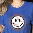 Baseball Vibes Baseball Mom Women's Heather T-Shirt Heather True Royal