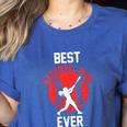 Best Baseball Mom Ever Baseball Women's Heather T-Shirt Heather True Royal