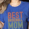Best Baseball Mom Sports Cute Moms Day Premium Women's Heather T-Shirt Heather True Royal