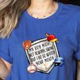 My Boy Might Not Always Swing But I Do Baseball Mom Mama Son Women's Heather T-Shirt Heather True Royal