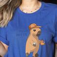 Capybara Calm Your Mitts Baseball Mom Sport Lover Tee Women's Heather T-Shirt Heather True Royal Capybara Calm Your Mitts Baseball Mom Sport Lover Tee Women's Heather T-Shirt Heather True Royal