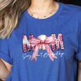 Coquette Baseball Mom Sorry Can't Baseball Bye Mother's Day Women's Heather T-Shirt Heather True Royal Coquette Baseball Mom Sorry Can't Baseball Bye Mother's Day Women's Heather T-Shirt Heather True Royal