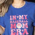 Coquette Bow In My Baseball Mom Era Baseball Mama Mother Day Women's Heather T-Shirt Heather True Royal Coquette Bow In My Baseball Mom Era Baseball Mama Mother Day Women's Heather T-Shirt Heather True Royal