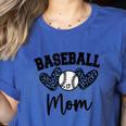 Custom Baseball Mom Number 17 Heart For Mom Women's Heather T-Shirt Heather True Royal Custom Baseball Mom Number 17 Heart For Mom Women's Heather T-Shirt Heather True Royal