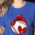 Custom Baseball Mom Number 7 Heart For Mom Mommy Women's Heather T-Shirt Heather True Royal Custom Baseball Mom Number 7 Heart For Mom Mommy Women's Heather T-Shirt Heather True Royal