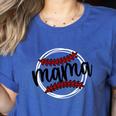 Custom Hustle Tball Tee Ball Baseball Mom Women's Heather T-Shirt Heather True Royal Custom Hustle Tball Tee Ball Baseball Mom Women's Heather T-Shirt Heather True Royal