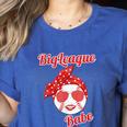 Cute Love Baseball BigLeague Babe Hot Baseball Mom Women's Heather T-Shirt Heather True Royal