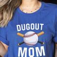 Dugout Mom Baseball Mommy Baseball Mother's Day Women's Heather T-Shirt Heather True Royal Dugout Mom Baseball Mommy Baseball Mother's Day Women's Heather T-Shirt Heather True Royal