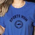 Eat Sleep Sports Hockey Cheer Baseball Mom Taxi Women's Heather T-Shirt Heather True Royal