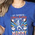 Favorite T-Ball Player Calls Mommy Baseball Mom Women's Heather T-Shirt Heather True Royal Favorite T-Ball Player Calls Mommy Baseball Mom Women's Heather T-Shirt Heather True Royal
