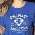 Home Plate Social Club Baseball Moms Group Tee Women's Heather T-Shirt Heather True Royal Home Plate Social Club Baseball Moms Group Tee Women's Heather T-Shirt Heather True Royal