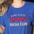 Home Plate Social Club Softball Season Baseball Mom Premium Women's Heather T-Shirt Heather True Royal Home Plate Social Club Softball Season Baseball Mom Premium Women's Heather T-Shirt Heather True Royal