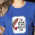 I'Ll Always Be Your Biggest Fan Baseball Mom s Women's Heather T-Shirt Heather True Royal I'Ll Always Be Your Biggest Fan Baseball Mom s Women's Heather T-Shirt Heather True Royal