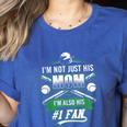 I'm Not Just His Mom I'm His Number 1 Fan Baseball Mommy Women's Heather T-Shirt Heather True Royal I'm Not Just His Mom I'm His Number 1 Fan Baseball Mommy Women's Heather T-Shirt Heather True Royal