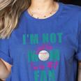 I'm Not Just His Mom I'm His Number One Fan Baseball Mom Women's Heather T-Shirt Heather True Royal I'm Not Just His Mom I'm His Number One Fan Baseball Mom Women's Heather T-Shirt Heather True Royal
