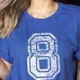 Jersey Number 8 Eight T-Shirt Football Number Baseball Mom Women's Heather T-Shirt Heather True Royal Jersey Number 8 Eight T-Shirt Football Number Baseball Mom Women's Heather T-Shirt Heather True Royal