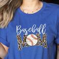 Leopard Baseball Mom Matching Baseball Mama Family Matching Women's Heather T-Shirt Heather True Royal Leopard Baseball Mom Matching Baseball Mama Family Matching Women's Heather T-Shirt Heather True Royal