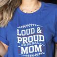 Loud & Proud Baseball Mom Mama Sport Cute Women's Heather T-Shirt Heather True Royal Loud & Proud Baseball Mom Mama Sport Cute Women's Heather T-Shirt Heather True Royal