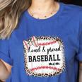 Loud & Proud Baseball Mom Women Women's Heather T-Shirt Heather True Royal Loud & Proud Baseball Mom Women Women's Heather T-Shirt Heather True Royal
