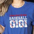 Loud And Proud Baseball Gigi Baseball Mom Women's Heather T-Shirt Heather True Royal Loud And Proud Baseball Gigi Baseball Mom Women's Heather T-Shirt Heather True Royal