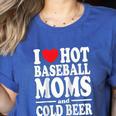 I Love Heart Hot Baseball Moms And Cold Beer Raglan Baseball Tee Women's Heather T-Shirt Heather True Royal I Love Heart Hot Baseball Moms And Cold Beer Raglan Baseball Tee Women's Heather T-Shirt Heather True Royal