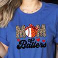 Mom Of Ballers Basketball Baseball Mom Of Ballers Women's Heather T-Shirt Heather True Royal Mom Of Ballers Basketball Baseball Mom Of Ballers Women's Heather T-Shirt Heather True Royal