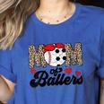 Mom Of Ballers Soccer Baseball Mom Soccer Baseball Mother Women's Heather T-Shirt Heather True Royal