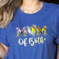 Mom Of Both Softball Baseball Mom Women's Heather T-Shirt Heather True Royal Mom Of Both Softball Baseball Mom Women's Heather T-Shirt Heather True Royal