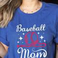 Mommy Baseball Mom Women's Heather T-Shirt Heather True Royal Mommy Baseball Mom Women's Heather T-Shirt Heather True Royal