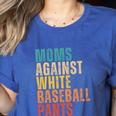 Moms Against Baseball Pants Baseball Mom Retro Women's Heather T-Shirt Heather True Royal Moms Against Baseball Pants Baseball Mom Retro Women's Heather T-Shirt Heather True Royal