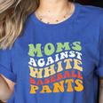 Moms Against Baseball Pants Retro Baseball Mom Women's Heather T-Shirt Heather True Royal Moms Against Baseball Pants Retro Baseball Mom Women's Heather T-Shirt Heather True Royal