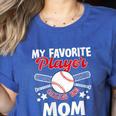 Mother's Day Baseball Mom Women's Heather T-Shirt Heather True Royal Mother's Day Baseball Mom Women's Heather T-Shirt Heather True Royal